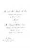 Evans, Samuel Arthur & McKay, Sarah Maude Wedding Invitation